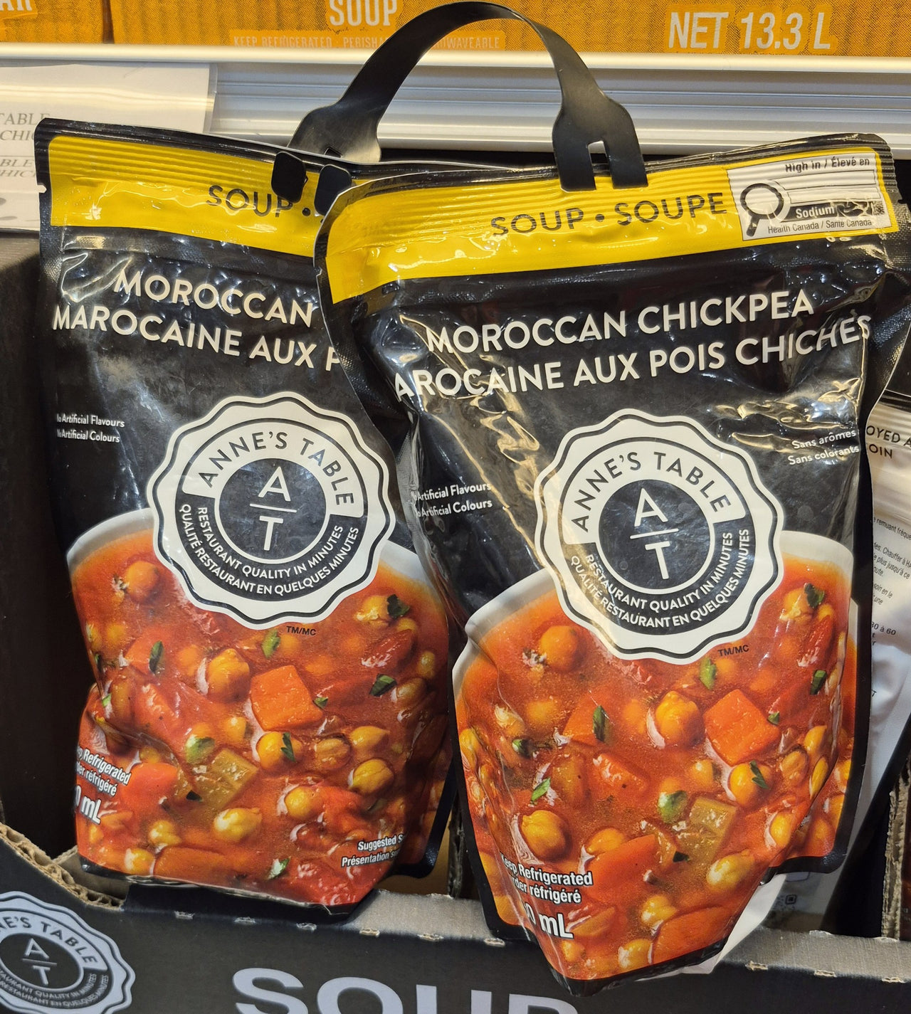 Anne's Table Morrocan Chickpea Soup - 2 x 830 ML