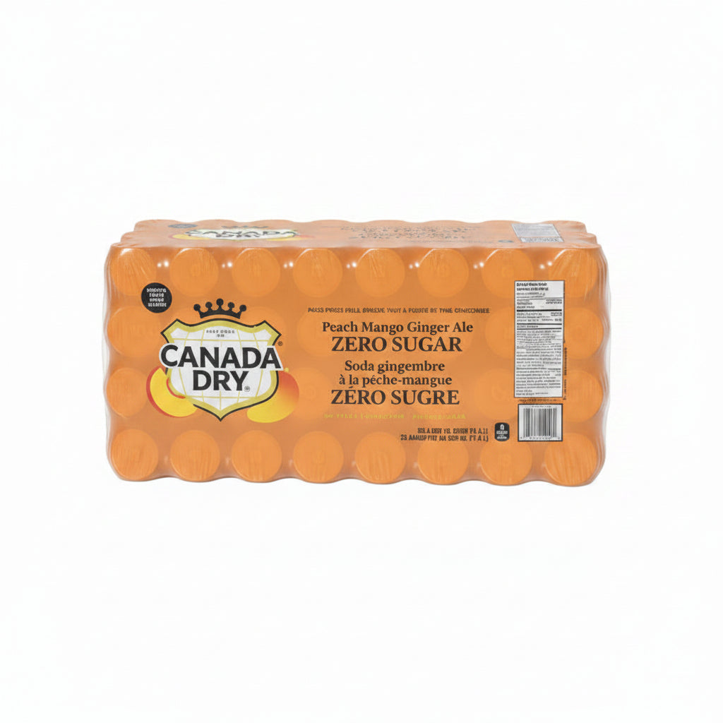 Canada Dry®  Peach Mango Zero Sugar - 32 x 355 ML