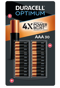 Thumbnail for Duracell CopperTop AAA Batteries with PowerBoost Ingredients, 30 count - 1 x 1.07 KG