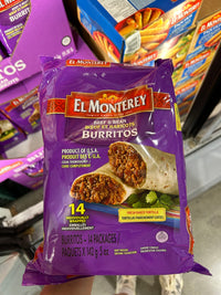 Thumbnail for El Monterey Beef & Bean Burritos - 1 x 2 Kilos