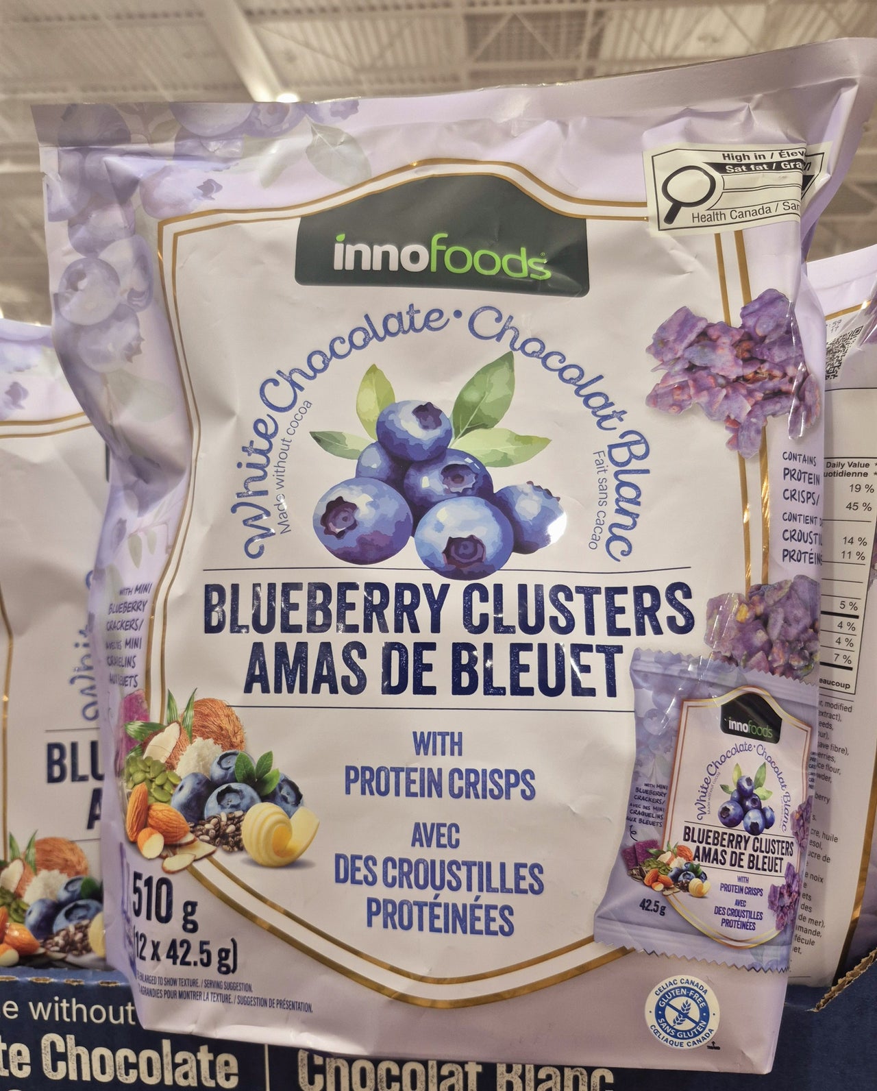 Inno Foods White Chocolate Blueberry - 1 x 510 Grams