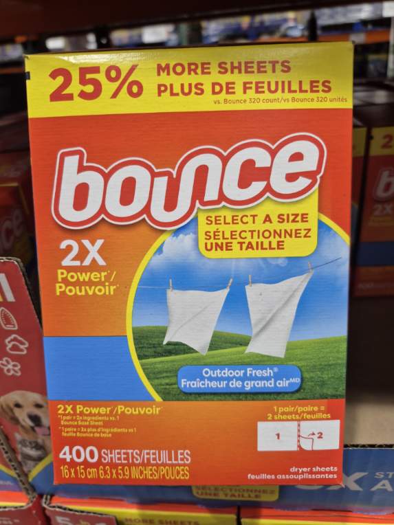 Outdoor Fresh Bounce Dryer Sheets - 1 x 1 KG
