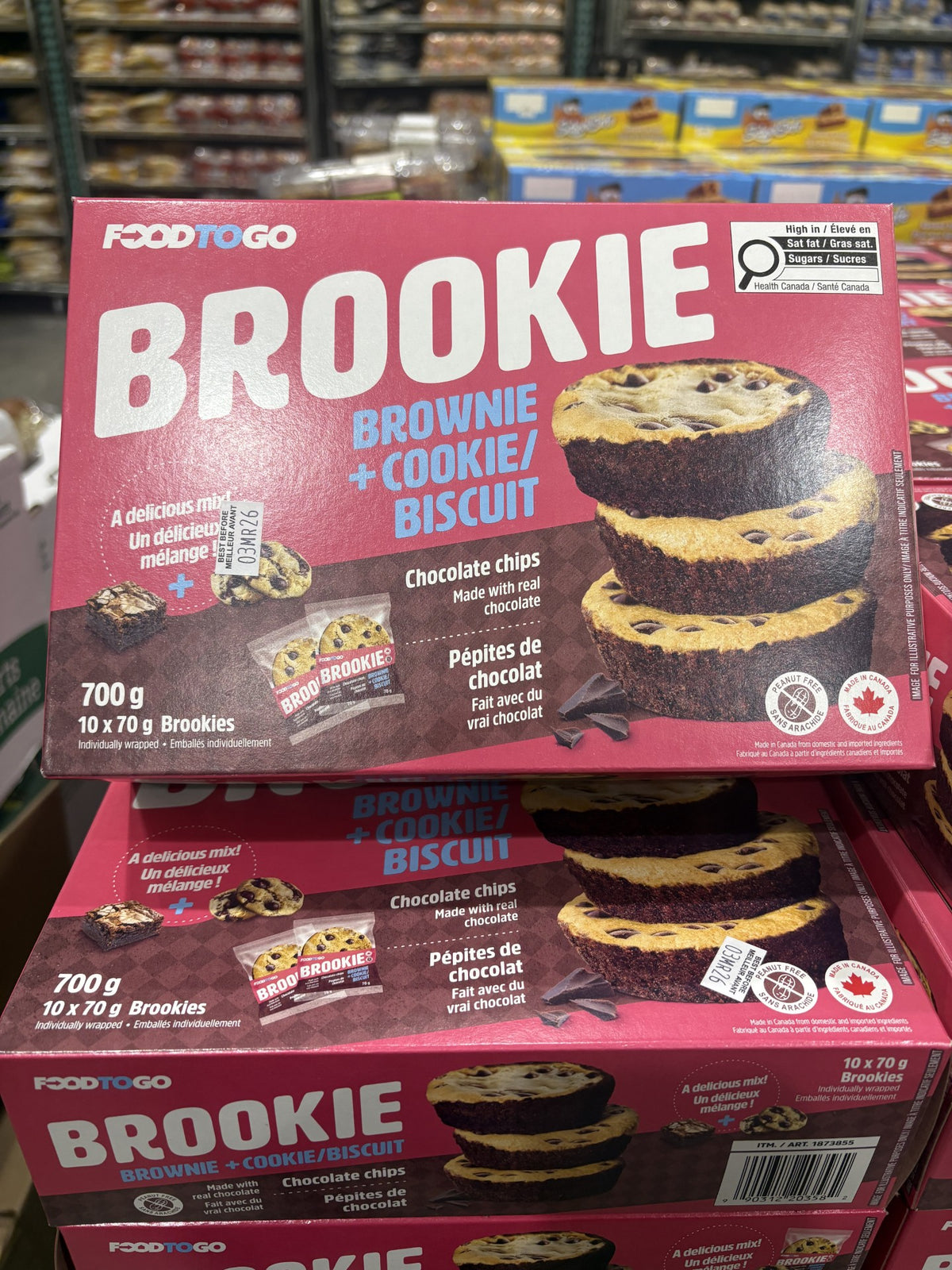 Brookie Cookie Brownies - 1 x 700 Grams