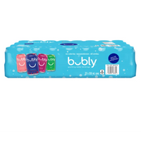 Thumbnail for Bubly Grapefruit, Raspberry, Blueberry & Lime Variety Pack - 32 x 355 ML