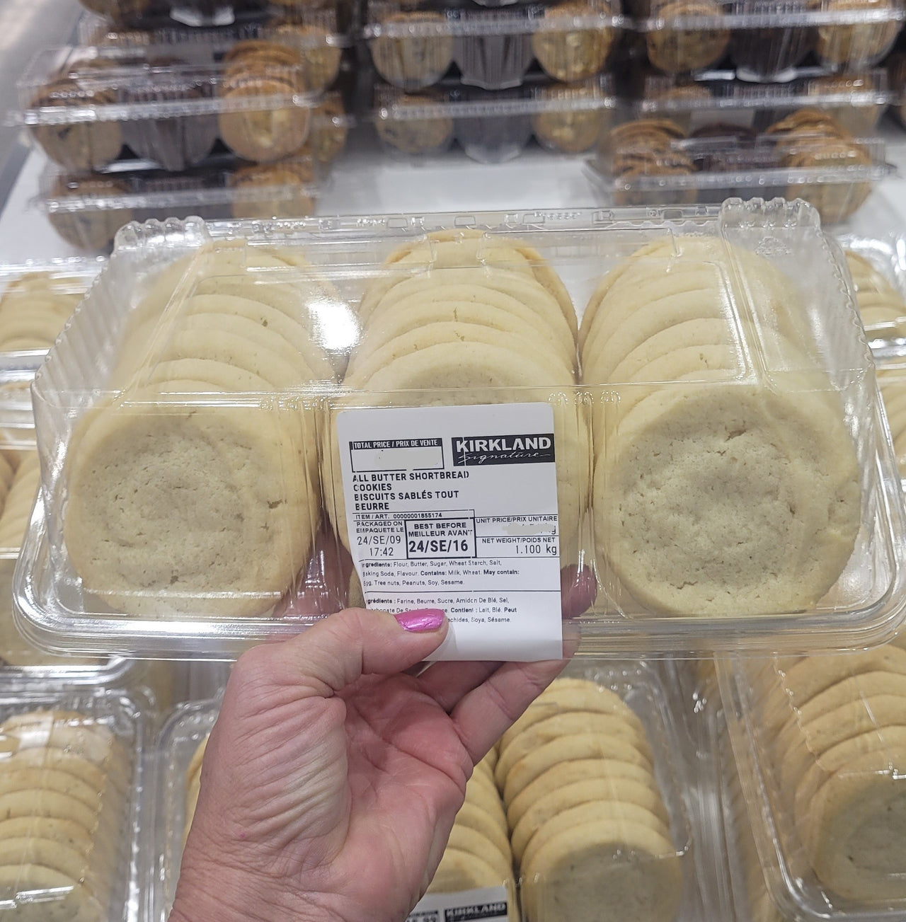 Kirkland Signature All Butter Shortbread Cookies - 1 x 1.1 Kilos