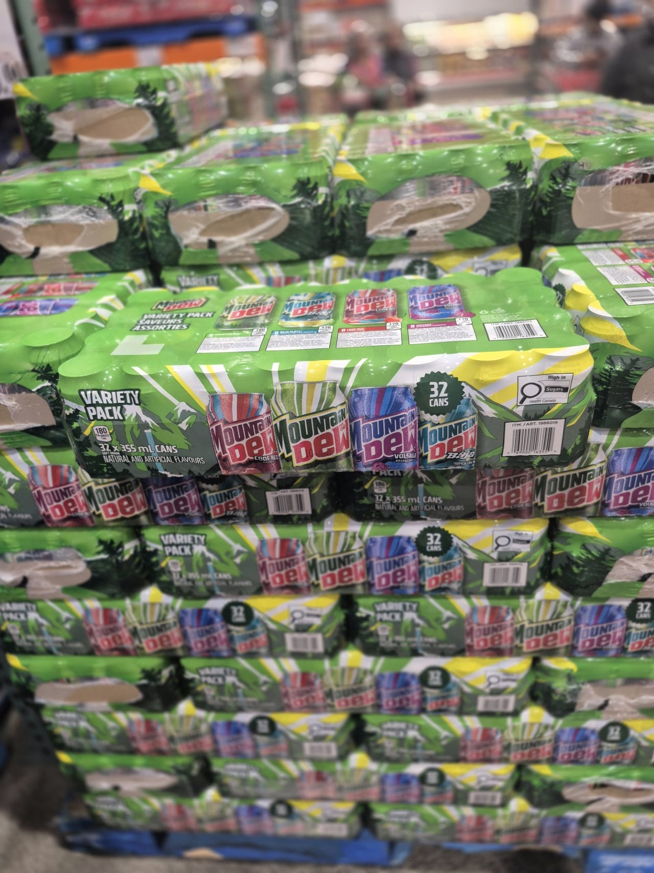 Mountain Dew Variety Pack - 32 x 355 ML