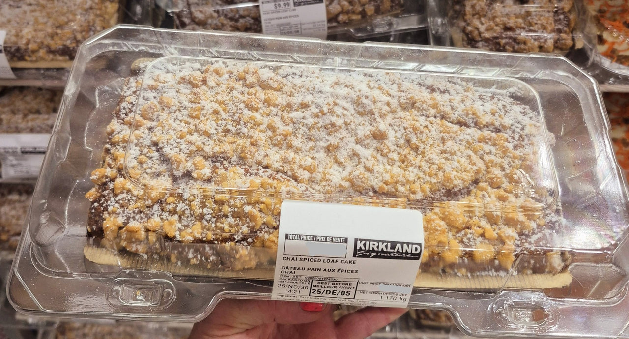 Kirkland Signature Chai Spiced Loaf Cake - 1 x 1.1 KG