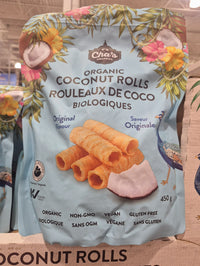 Thumbnail for Cha's Organics Organic Coconut Rolls - 1 x 450 Grams