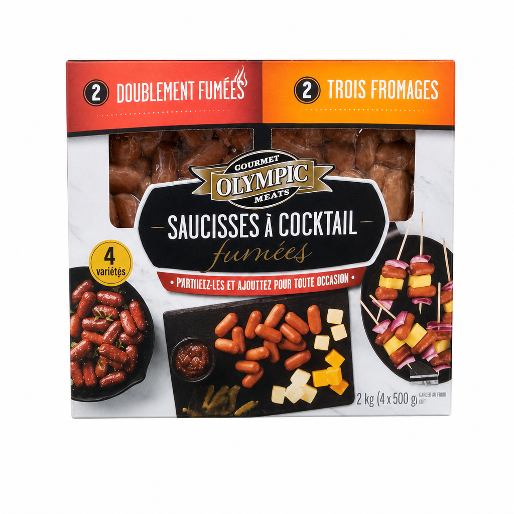 Olympic Cocktail Sausages - 4 x 500 Grams