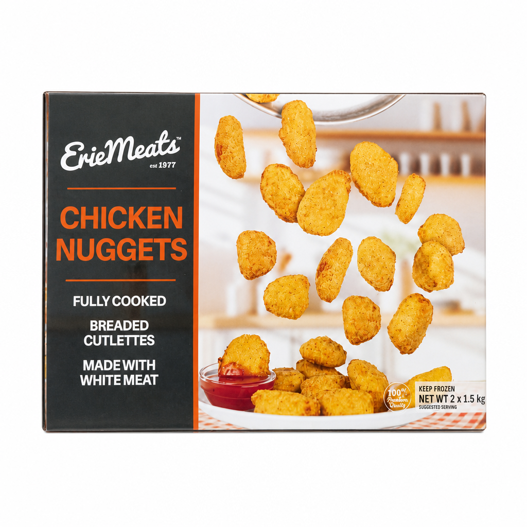 Erie Meats Chicken Nuggets - 1 x 3 Kilos