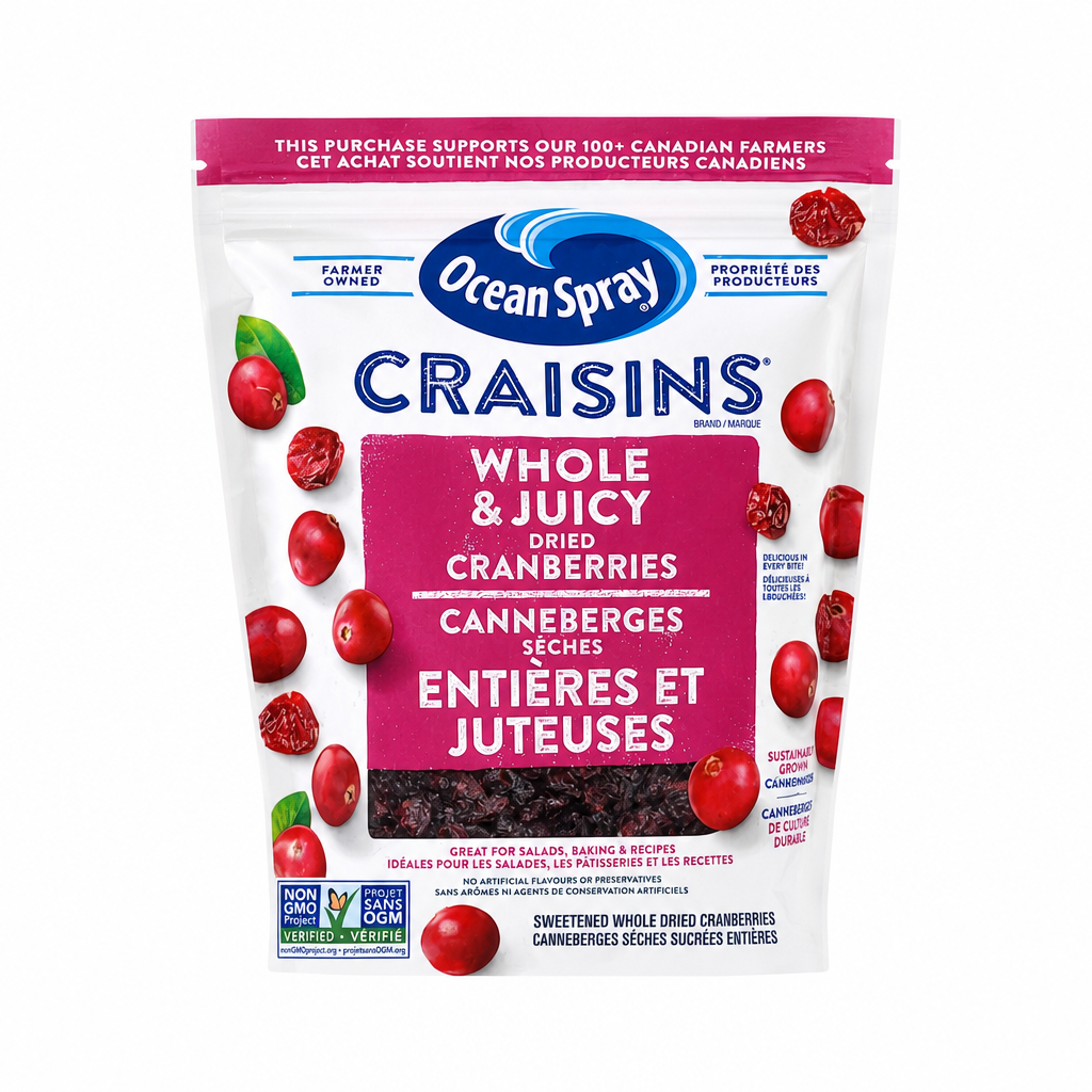 Ocean Spray Craisins Dried Cranberries - 1 x 1.8 Kilos