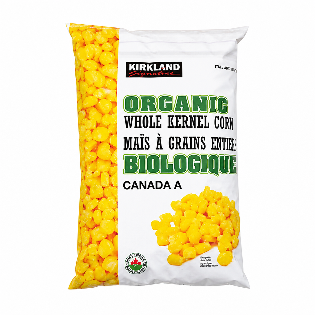 Kirkland Signature Frozen Organic Corn - 1 x 2.5 Kilos