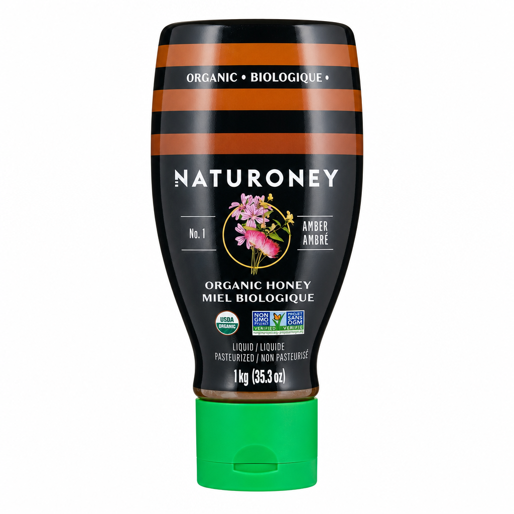 Naturoney Organic Honey - 1 x 1000 Grams