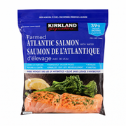 Kirkland Signature Frozen Farmed Atlantic Salmon - 1 x 1.36 Kilos