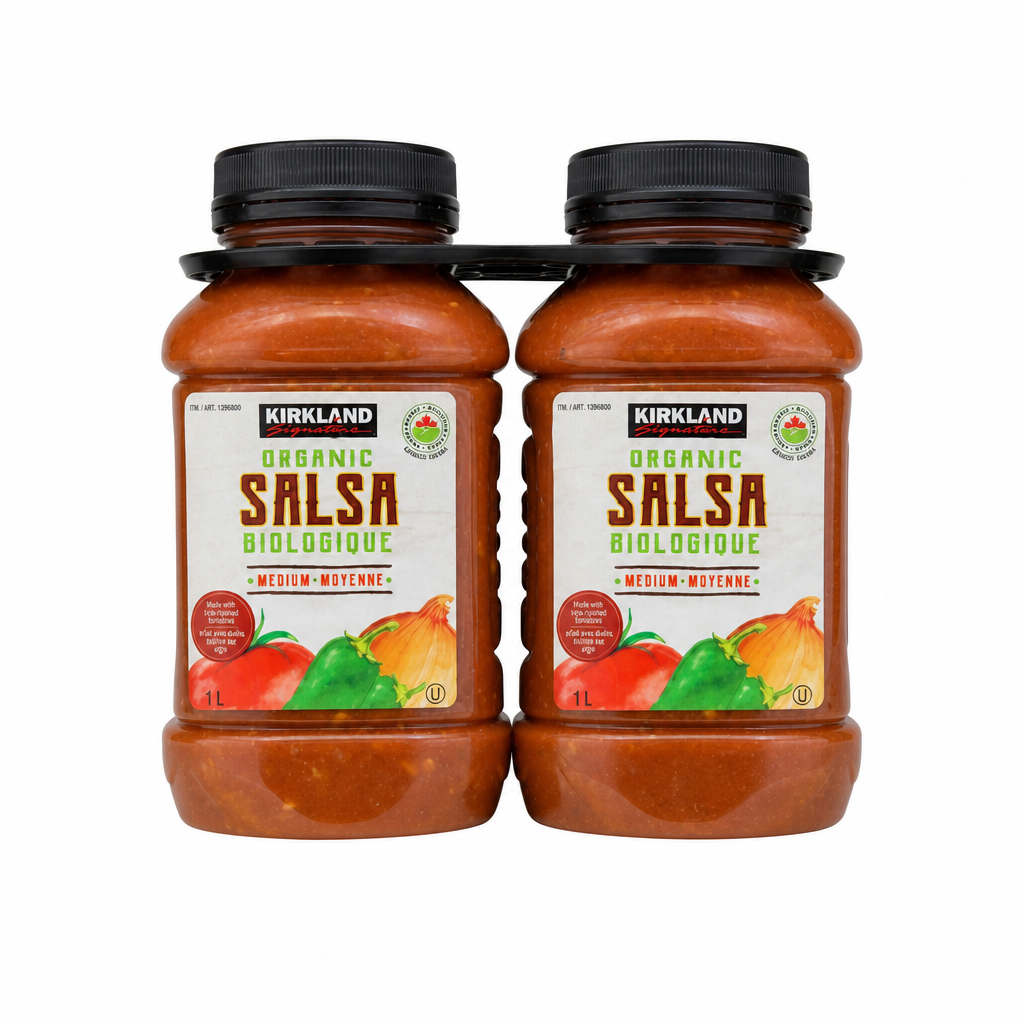 Kirkland Signature Organic Medium Salsa - 2 x 1 Kilo