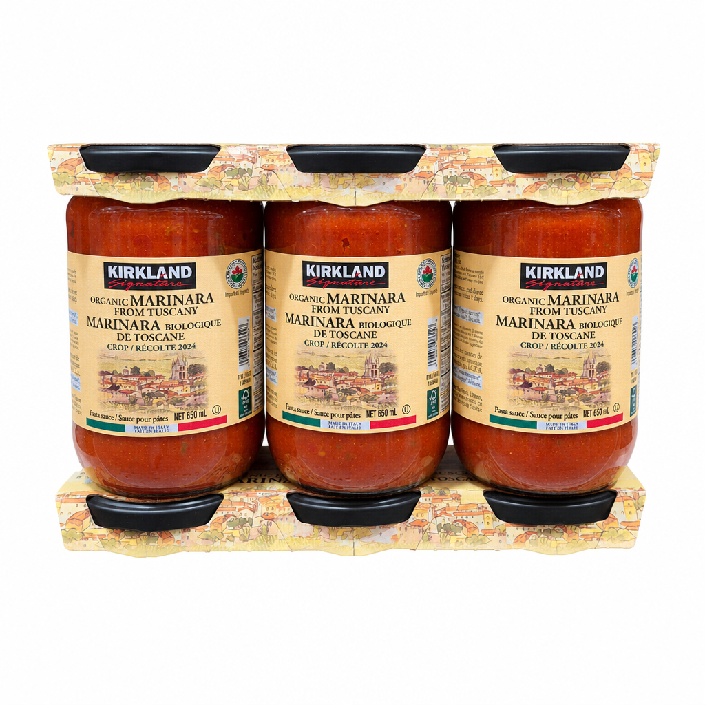 Kirkland Signature Organic Tuscan Marinara Sauce 3-Pack - 3 x 650 Grams