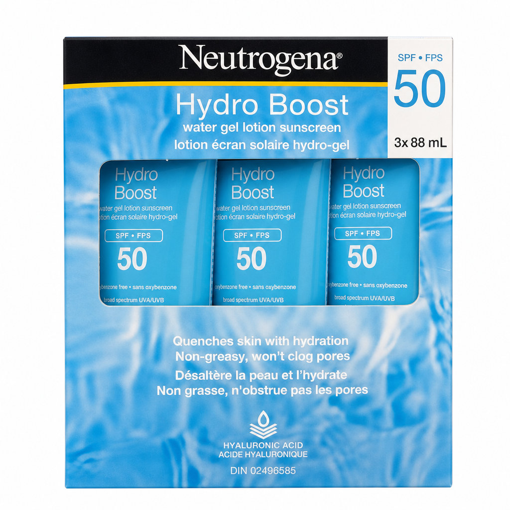Neutrogena Hydro Boost Water Gel Lotion Sunscreen SPF 50 - 1 x 264 Grams