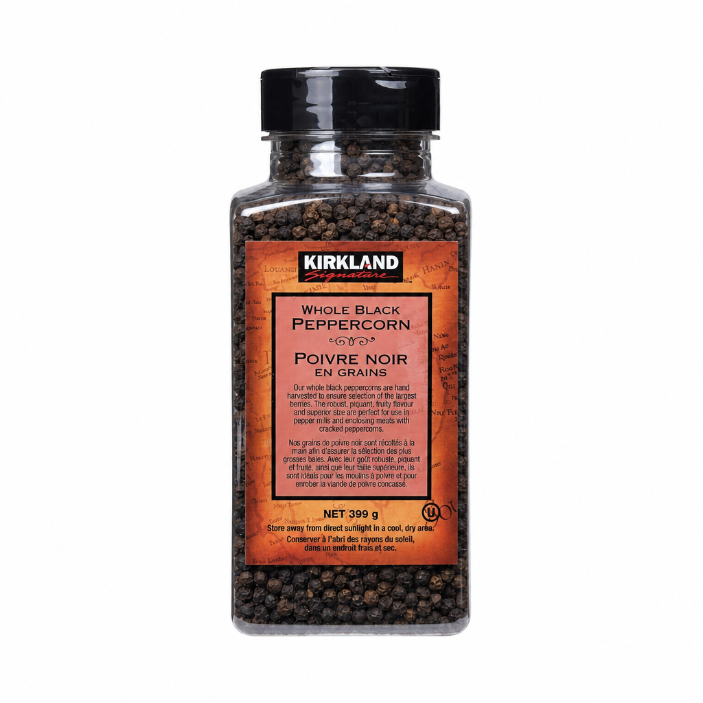 Kirkland Whole Peppercorns - 1 x 399 Grams