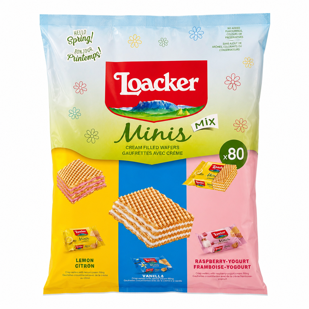 Loacker Cream Filled Wafers - 1 x 800 Grams