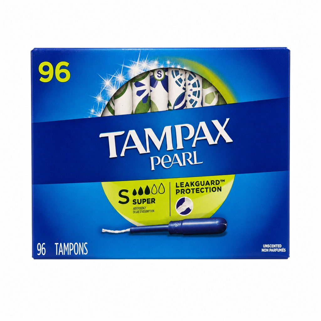 Tampax Pearl Super Absorbency 96-Pack - 1 x 954 Grams