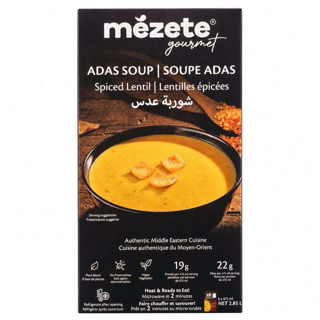 Mezete Adas Spiced Lentil Soup - 6 x 475 ML