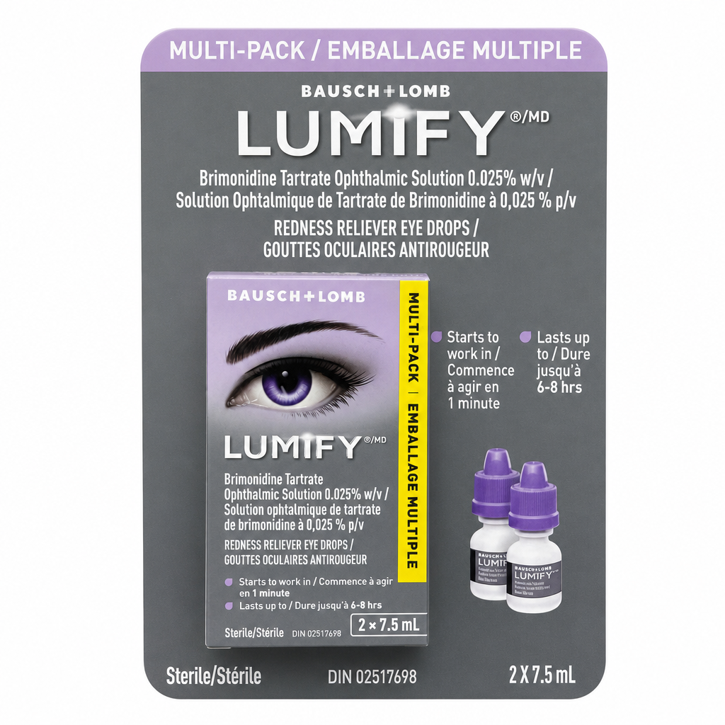 Bausch + Lomb Lumify Eye Drops - 2 x 7.5 mL