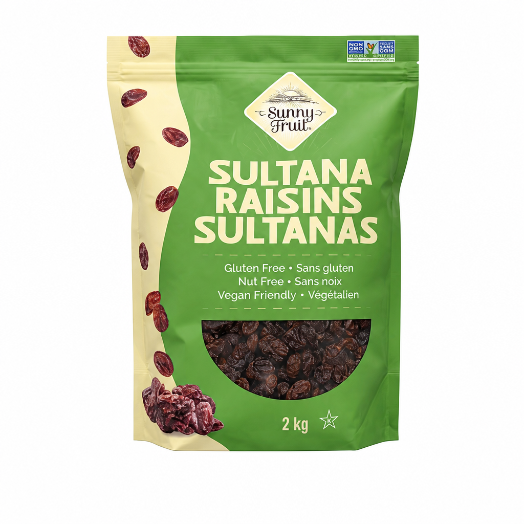 Sunny Fruit Sultana Raisins - 1 x 2 KG