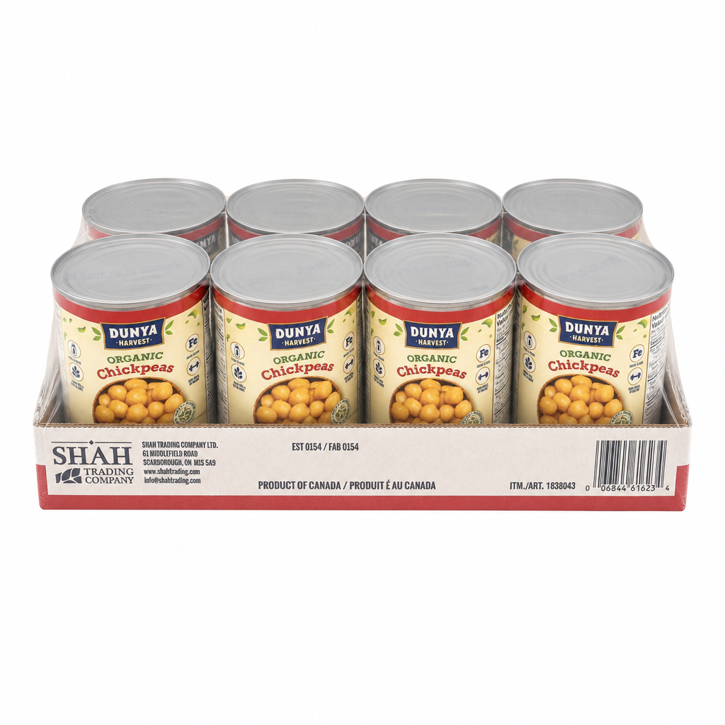 Dunya Harvest Organic Chickpeas - 8 x 540 ml