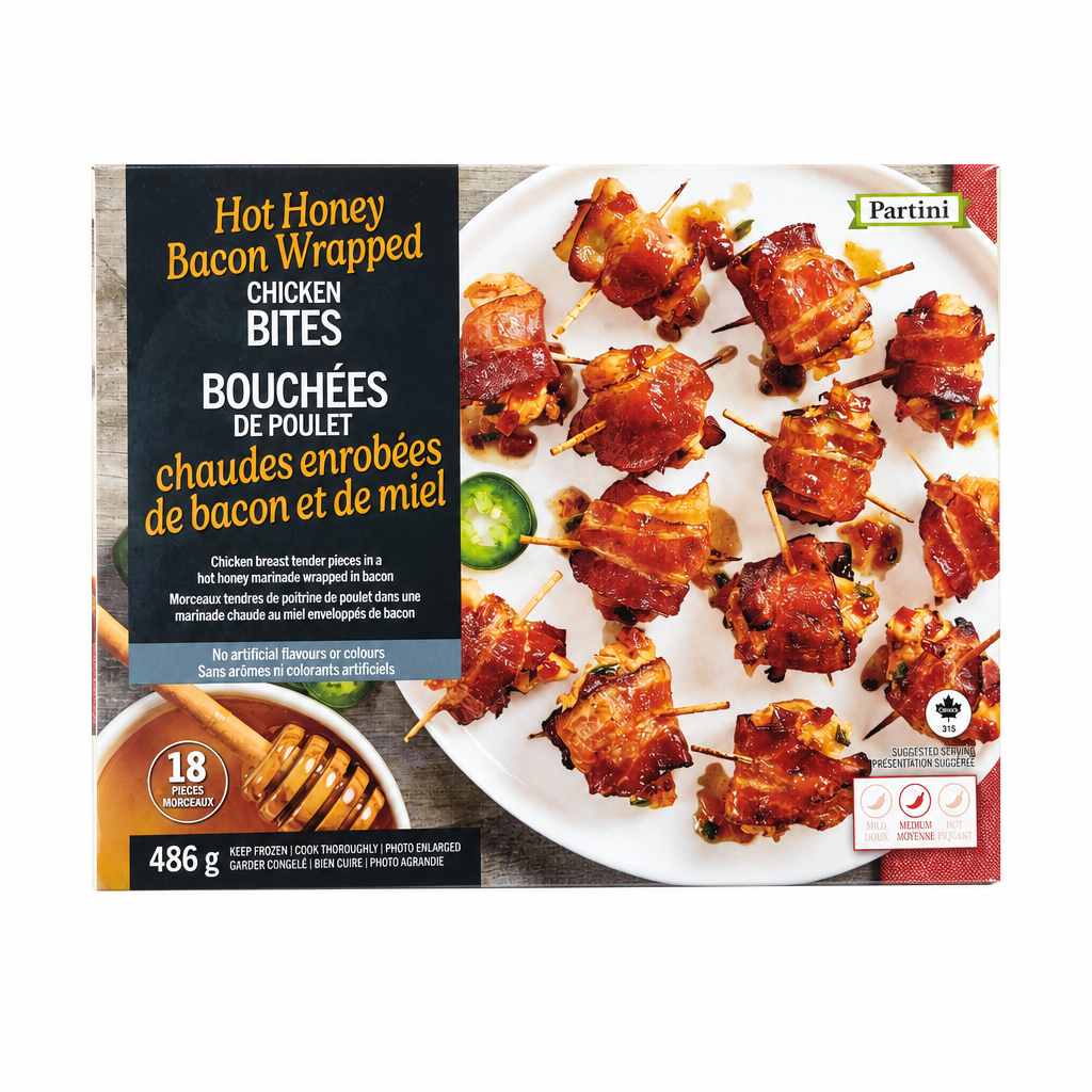 Partini Bacon Chicken Bites - 1 x 486 Grams
