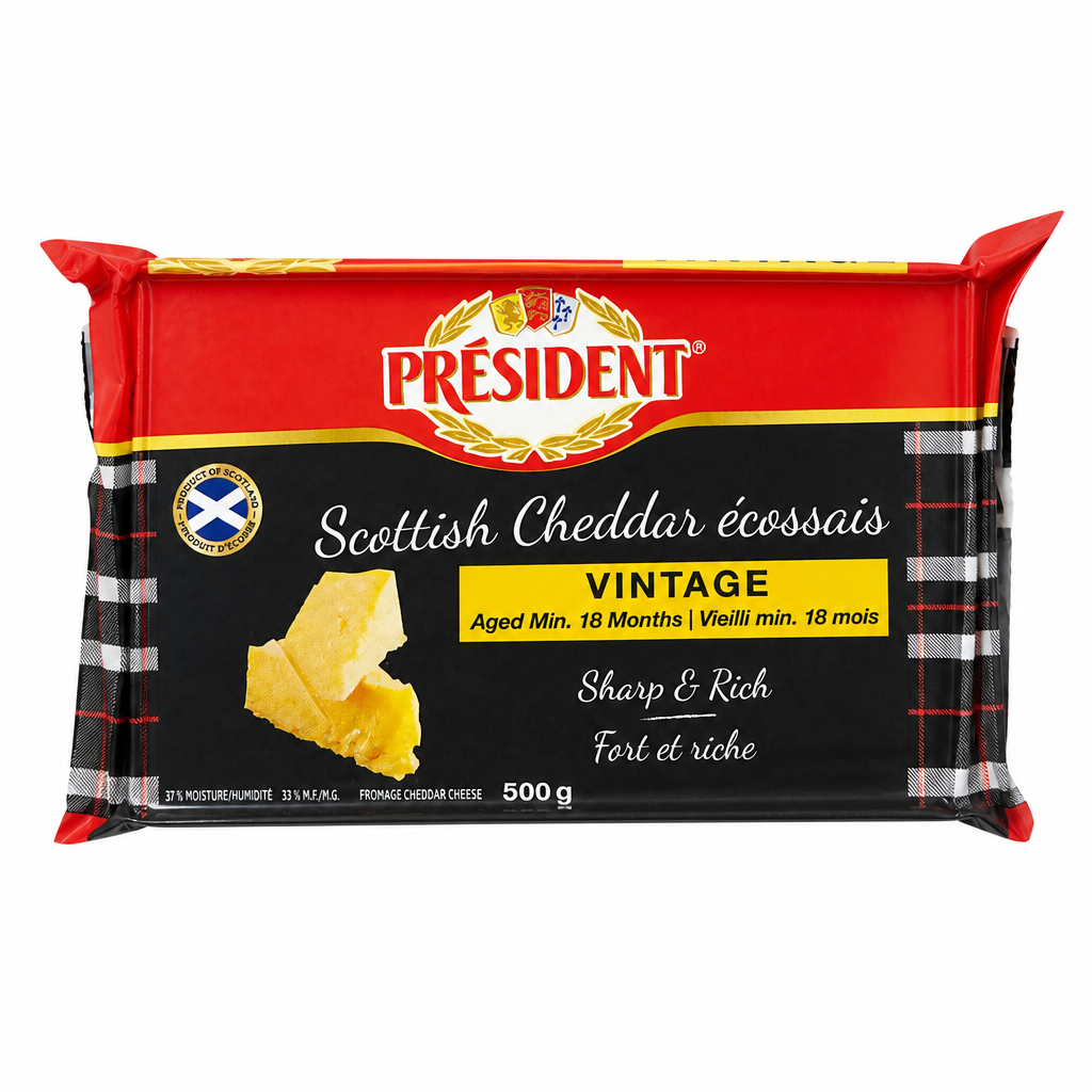 President Scottish Cheddar - 1 x 500 Grams