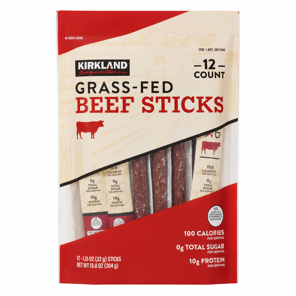 Grassfed Beef Sticks - 1 x 384 Grams