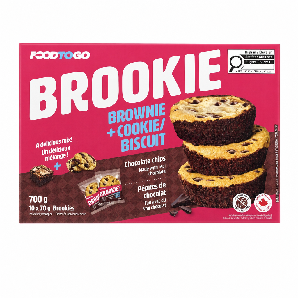 Brookie Cookie Brownies - 1 x 700 Grams