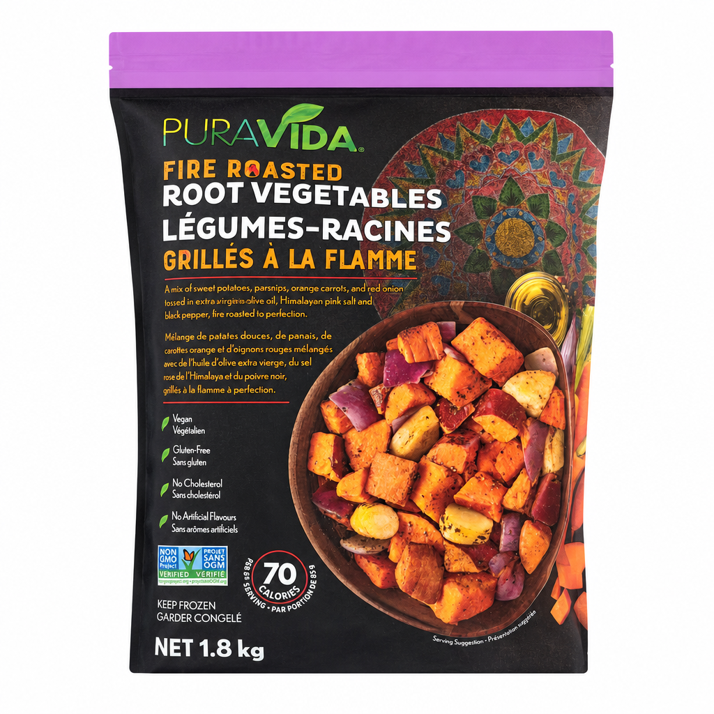 Puravida Fire Roasted Root Vegetables - 1 x 1.8 KG