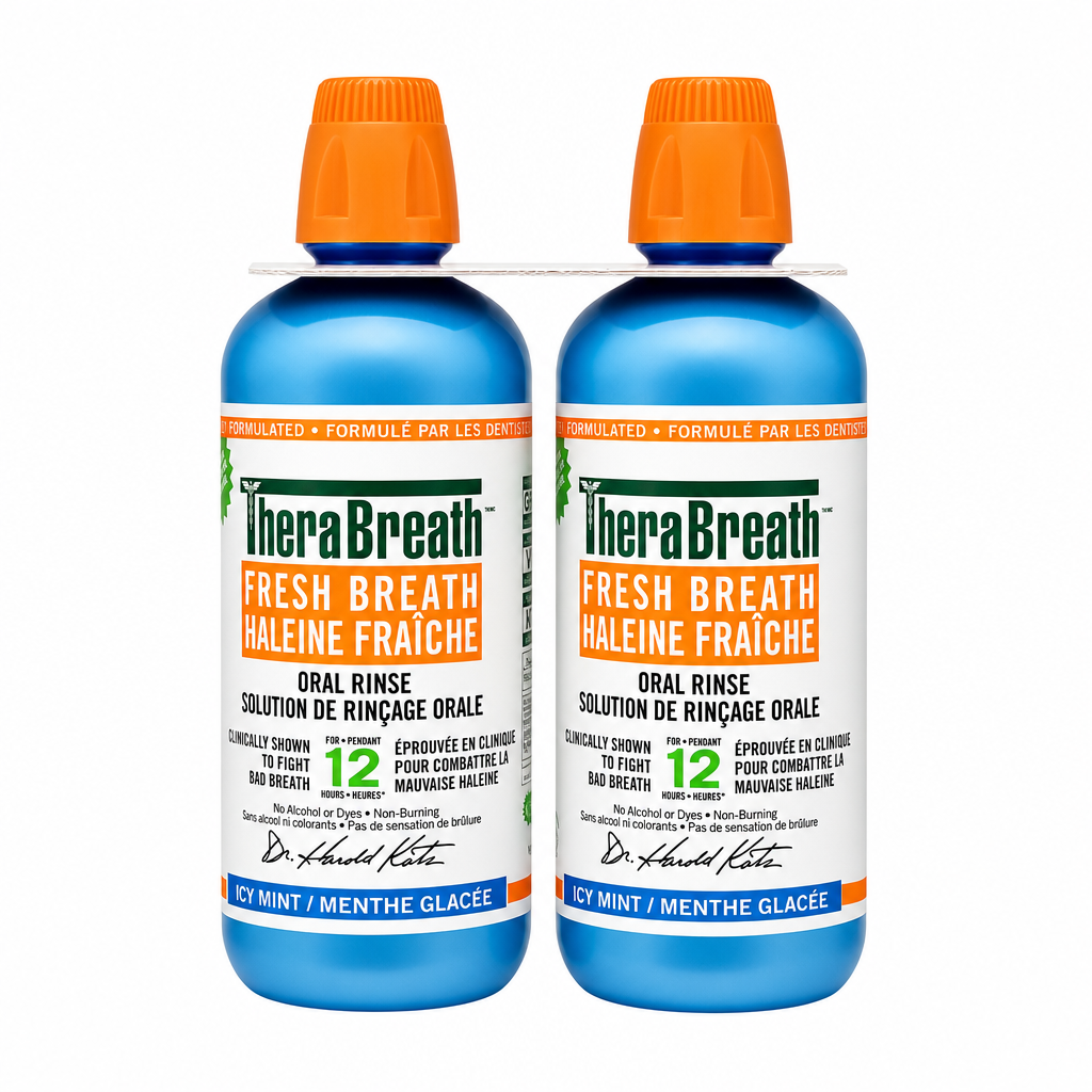 Therabreath Mouthwash Icy Mint - 2 x 1L