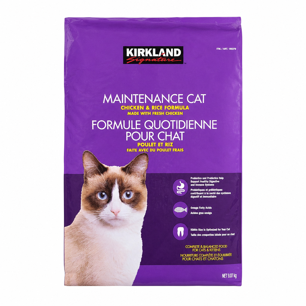 Kirkland Signature Dry Cat Food - 1 x 9.07 Kilos