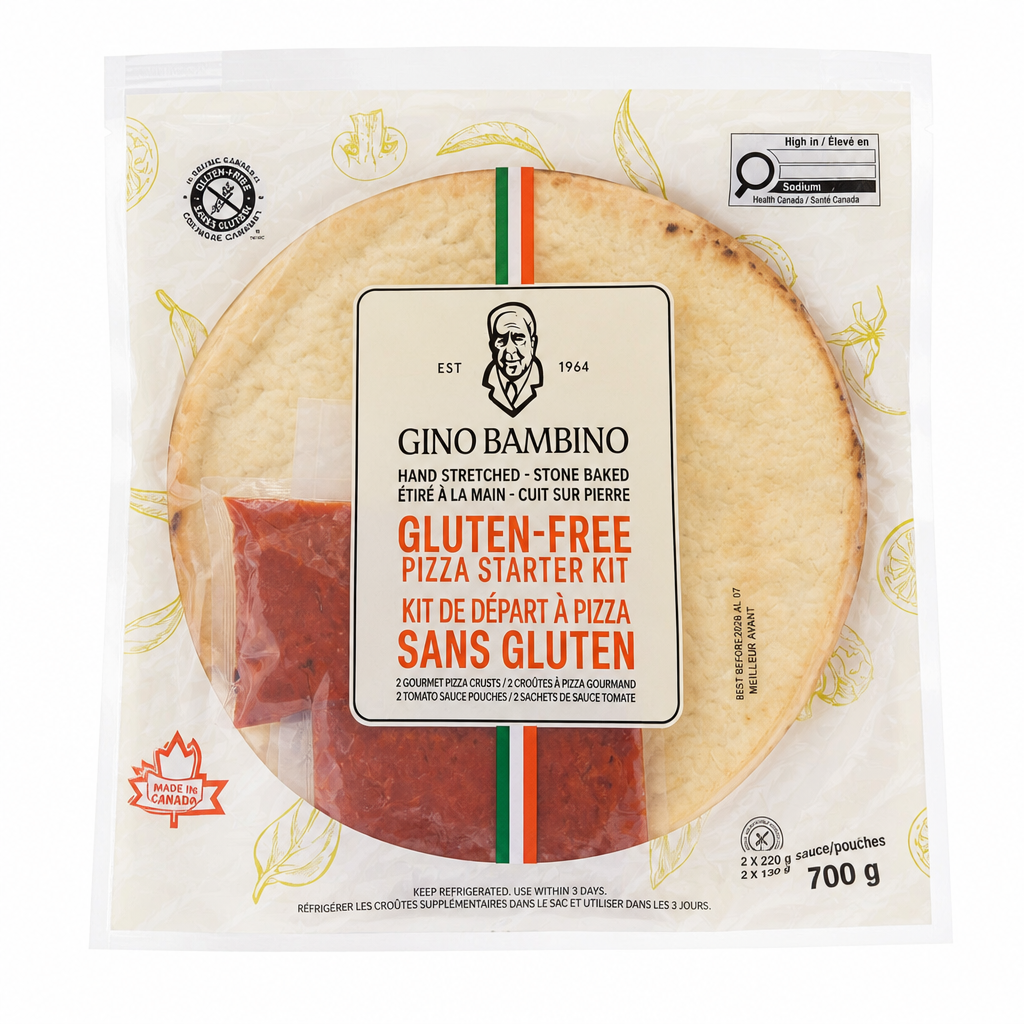 Gino Bambino Gluten Free Pizza Kit Pack of 2 - 1 x 700 Grams