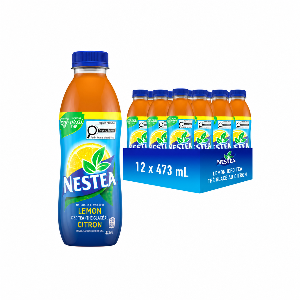 Nestea Lemon Iced Tea 12-Pack - 12 x 473 ML