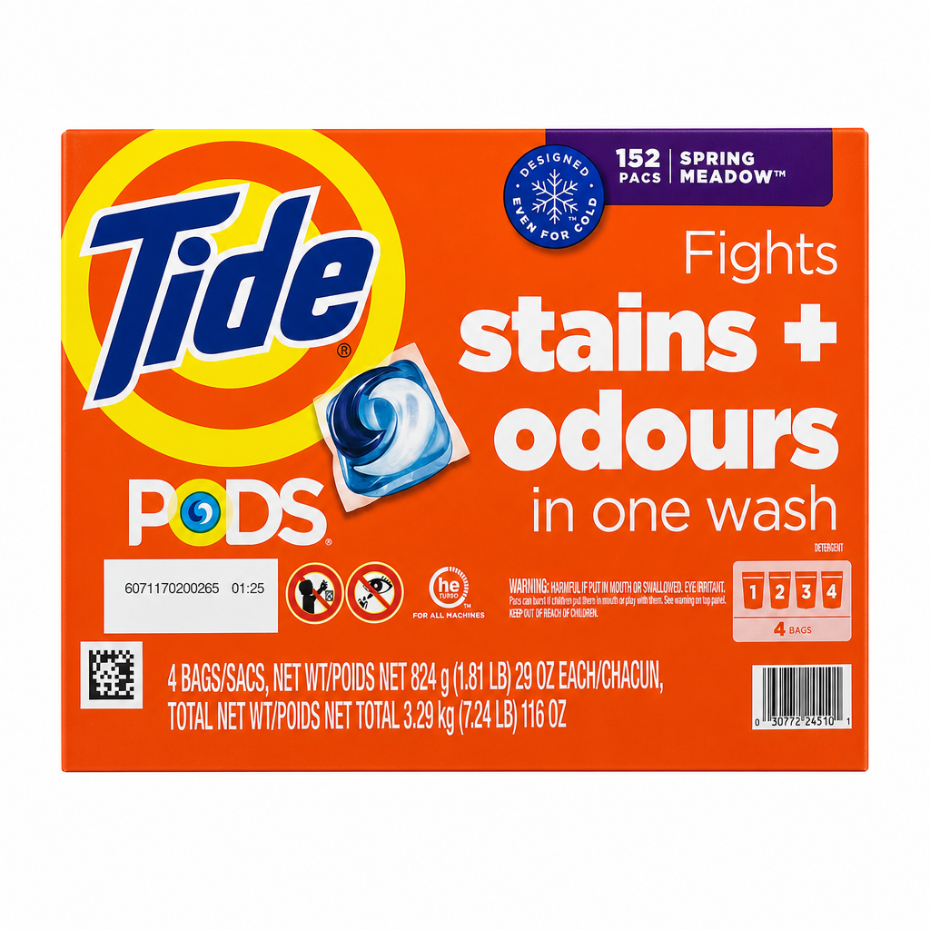 Tide PODS Spring Meadow, 152-count - 1 x 3.2KG