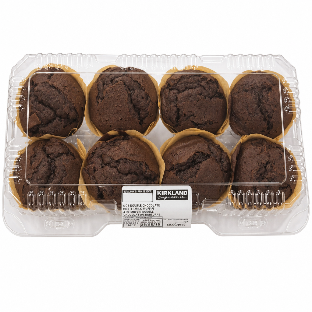 Double Chocolate Buttermilk Muffins - 1 x 1 KG