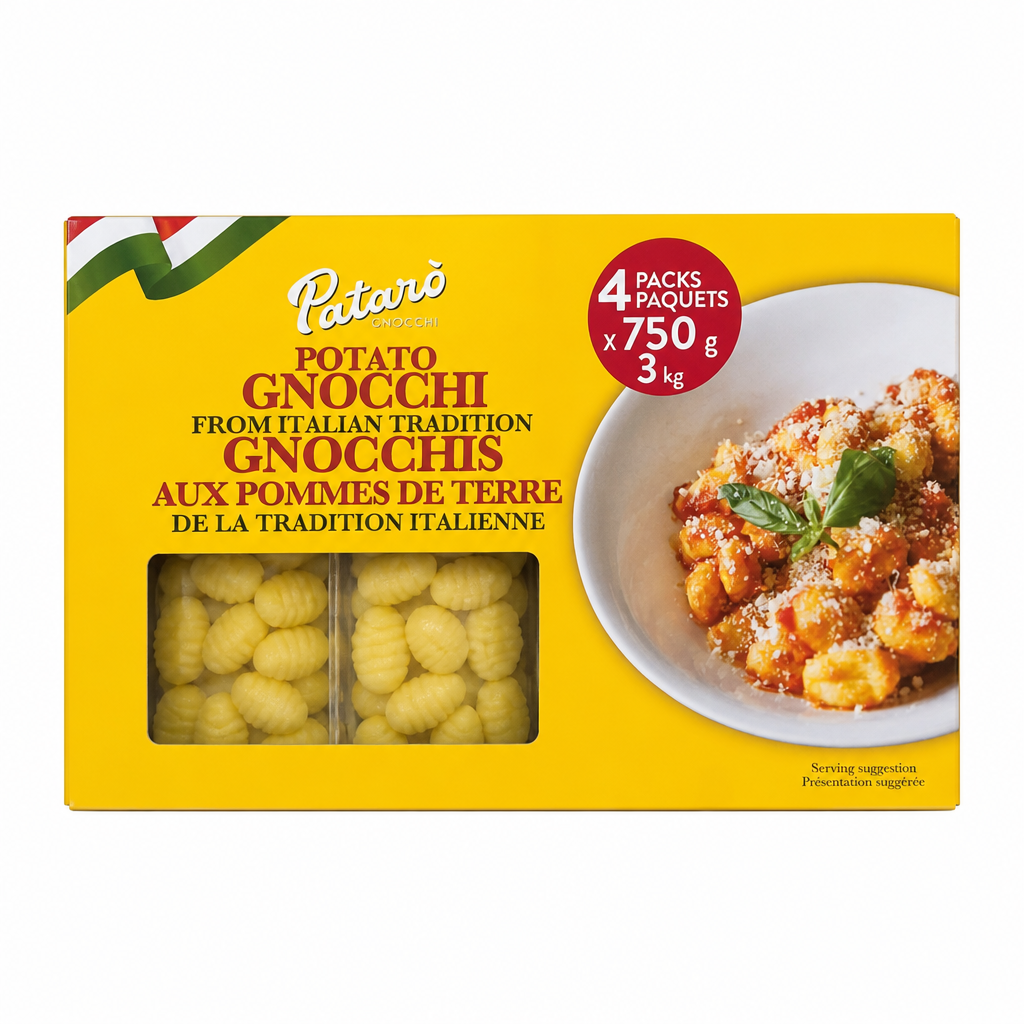 Potato Gnocchi - 4 x 750 Grams