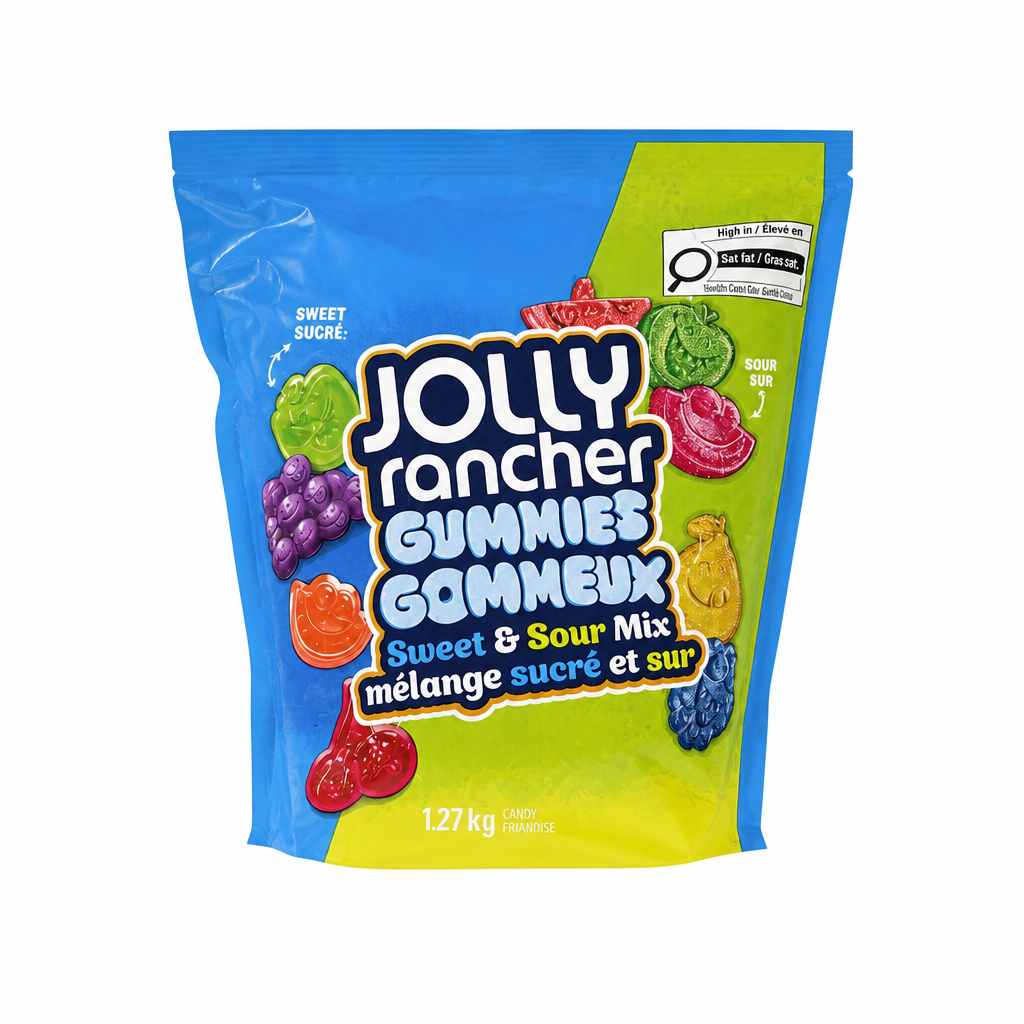 Jolly Rancher Sweet and Sour Gummies - 1 x 1.27 KG