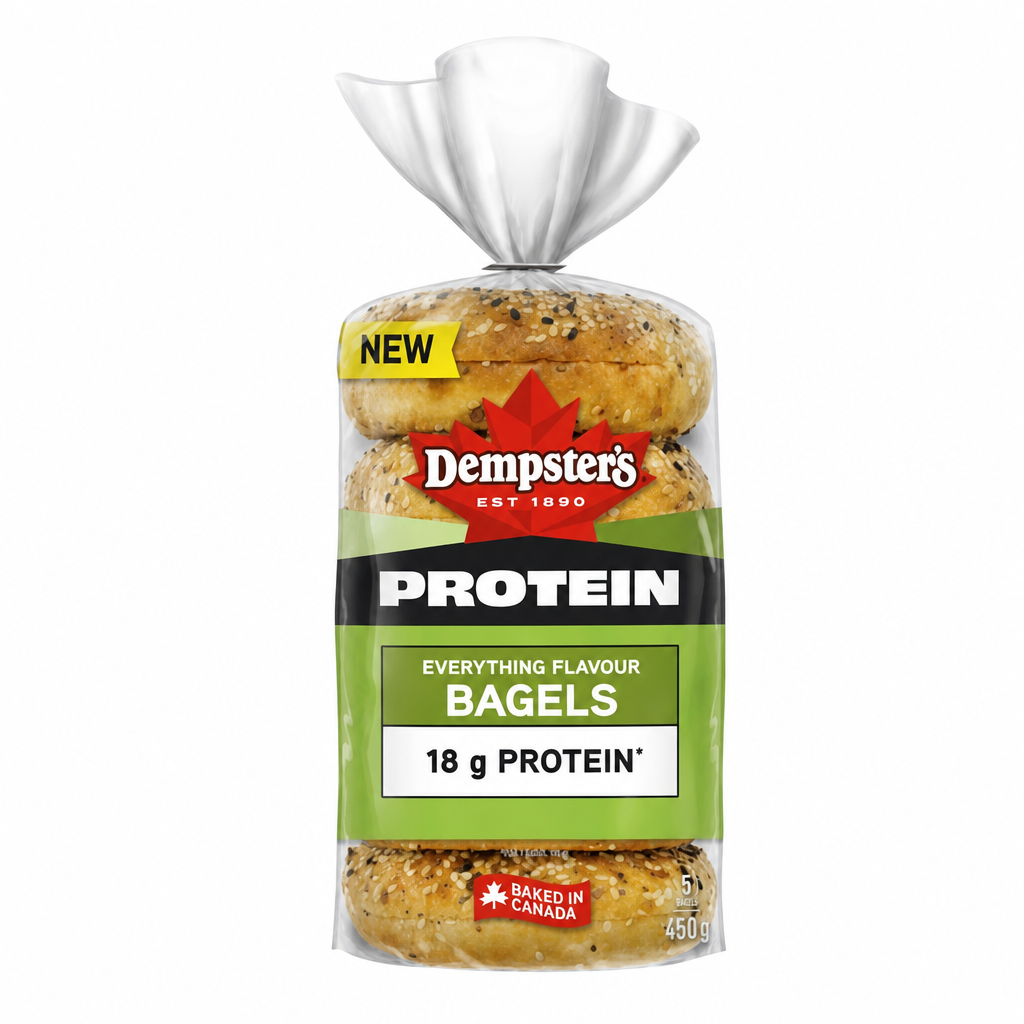 Dempster's Protein Everything Bagels - 2 x 450 Grams