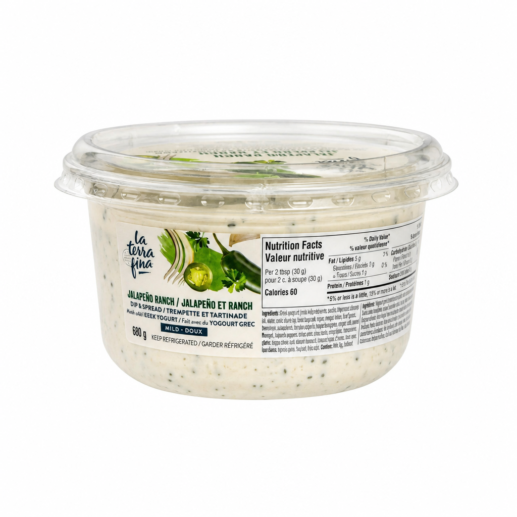 La Terra Fina Jalapeno Ranch Dip - 1 x 680 Grams