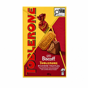 Toblerone X Biscoff Diamond Truffles - 1 x 495 Grams