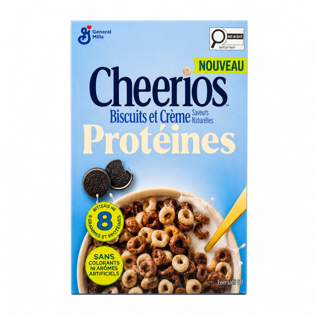 Cookies Cream Protein Cheerios Cereal - 1 x 924 Grams