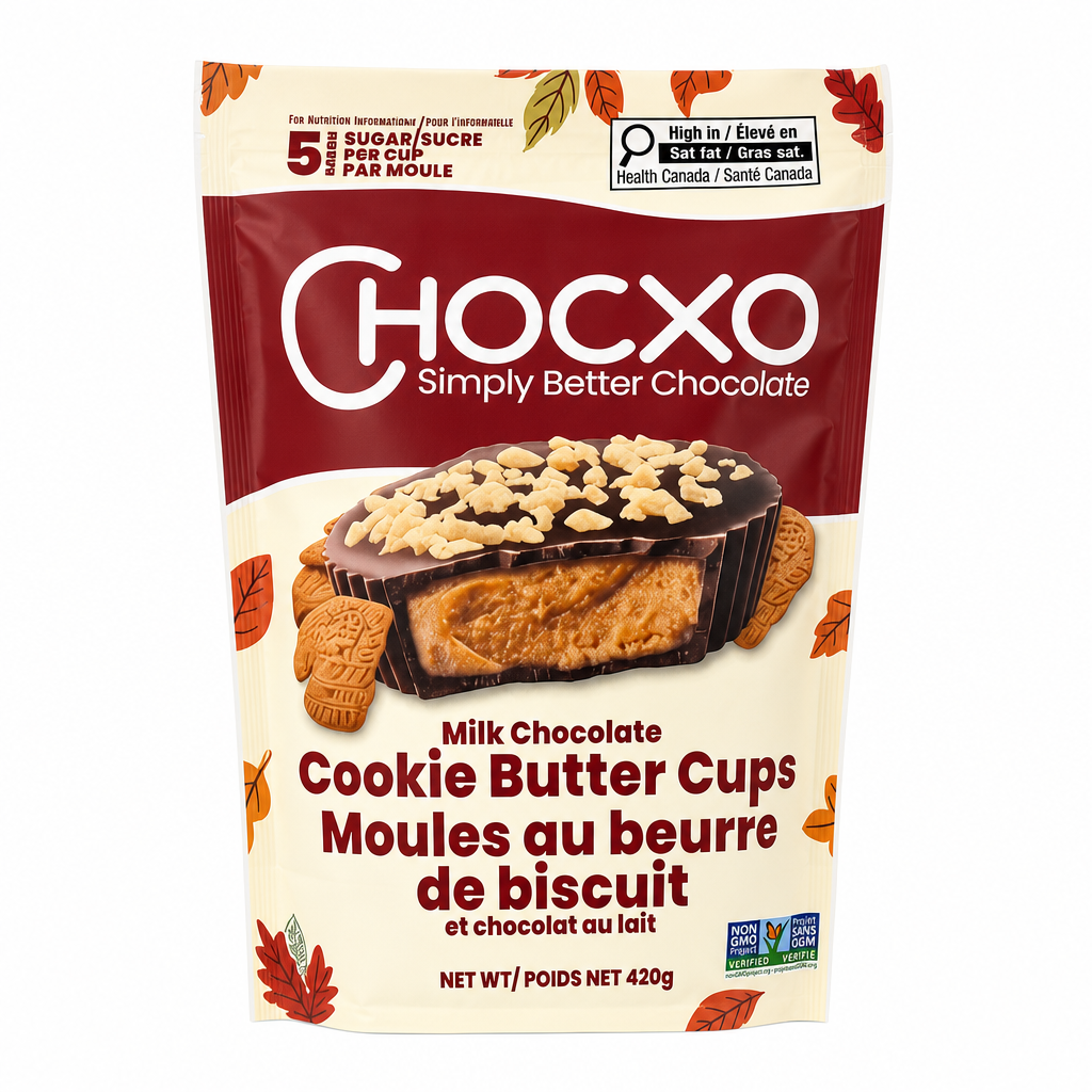 Milk Chocolate Cookie Butter Cups - 1 x 420 Grams