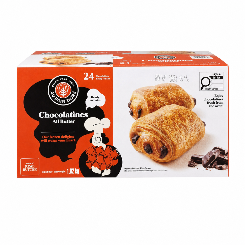 Bridor Butter Chocolatines - 1 x 1.92 KG