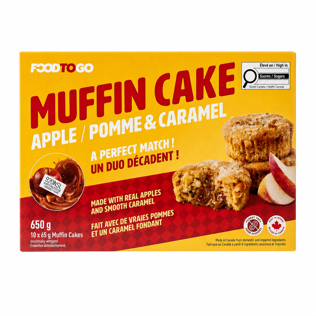 Apple Caramel Cakes - 1 x 650 Grams