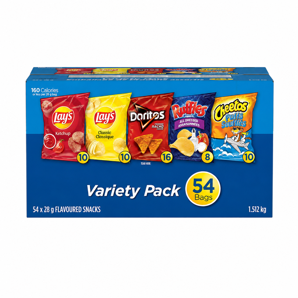Frito-Lay Lunch Variety Chips - 54 x 28 Grams