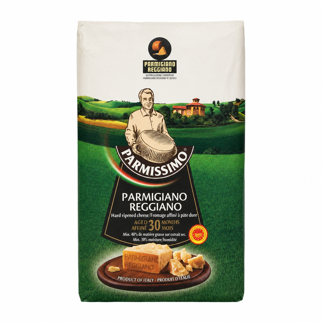 Parmigiano Reggiano Cheese Wedge 30 months - 1 x 1.08 Kilos